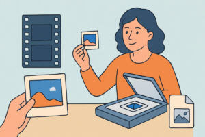 Diakuvien ja negatiivien digitointi – laatu ja tiedostomuoto